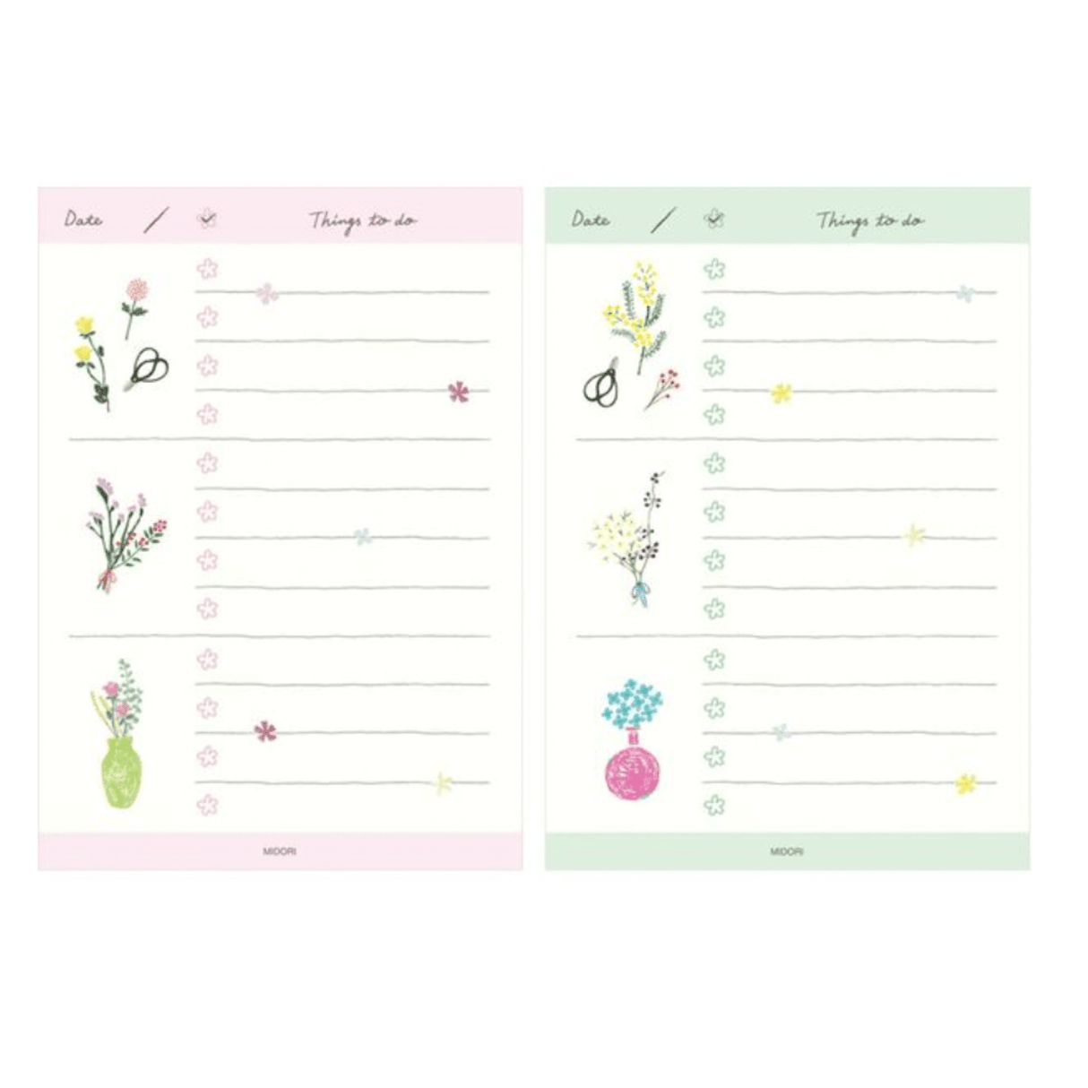 To - Do List Memo Pad / Midori DESIGNPHIL - bungu