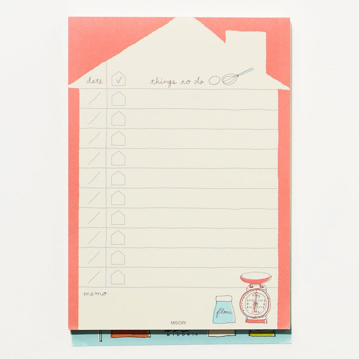 To - Do List Memo Pad / Midori DESIGNPHIL - bungu