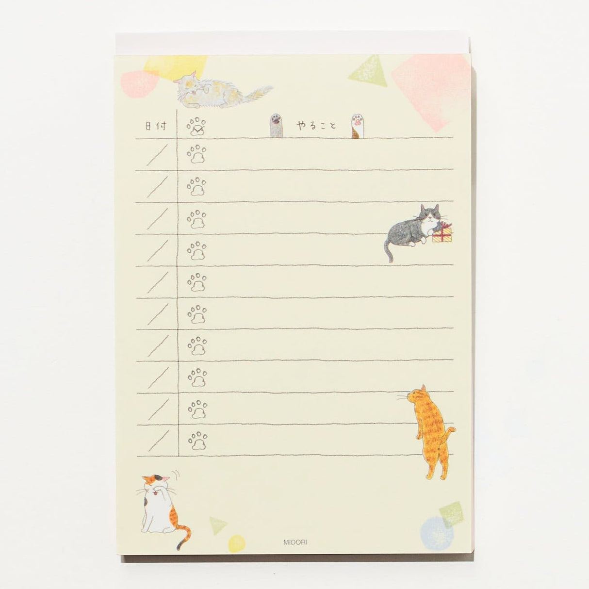 To - Do List Memo Pad / Midori DESIGNPHIL - bungu