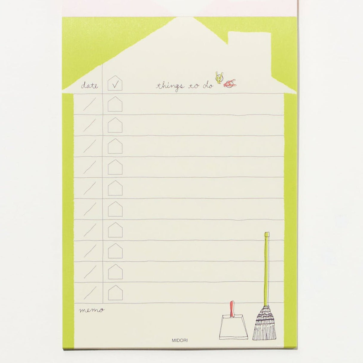 To - Do List Memo Pad / Midori DESIGNPHIL - bungu