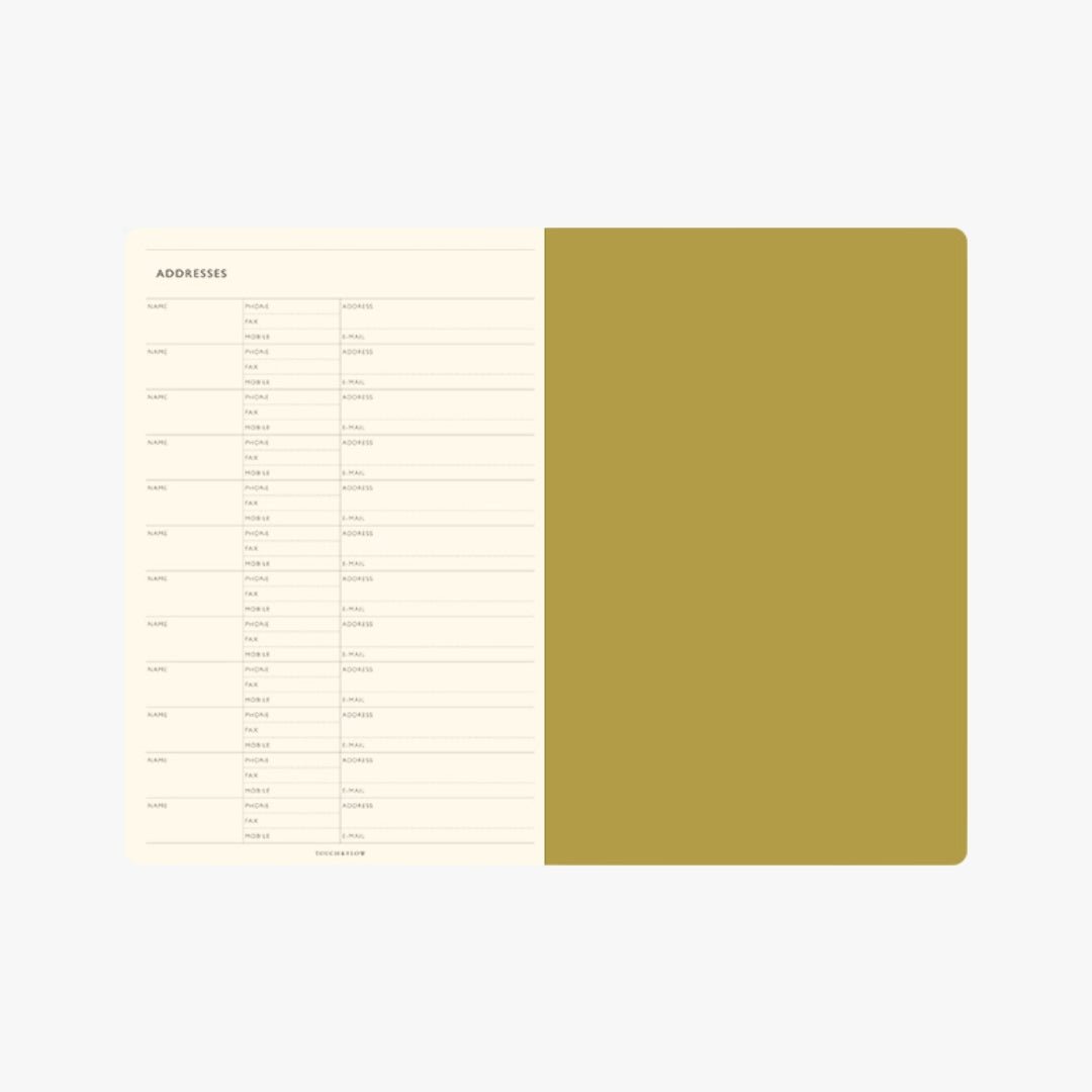 TODAY B6 Monthly Block and Memo Planner 2027 / TOUCH & FLOW - bungu