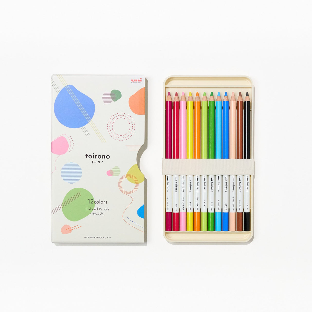 toirono Color Pencil Set / uni Mitsubishi Pencil - bungu