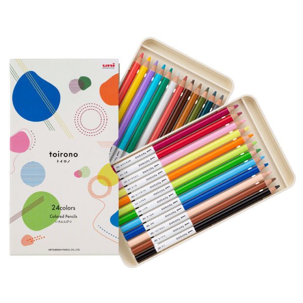 toirono Color Pencil Set / uni Mitsubishi Pencil - bungu