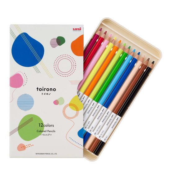 toirono Color Pencil Set / uni Mitsubishi Pencil - bungu