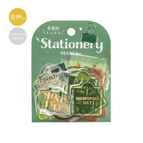 Tracing Paper Foil Stamping Stickers Holiday Shop Tour / BGM - bungu