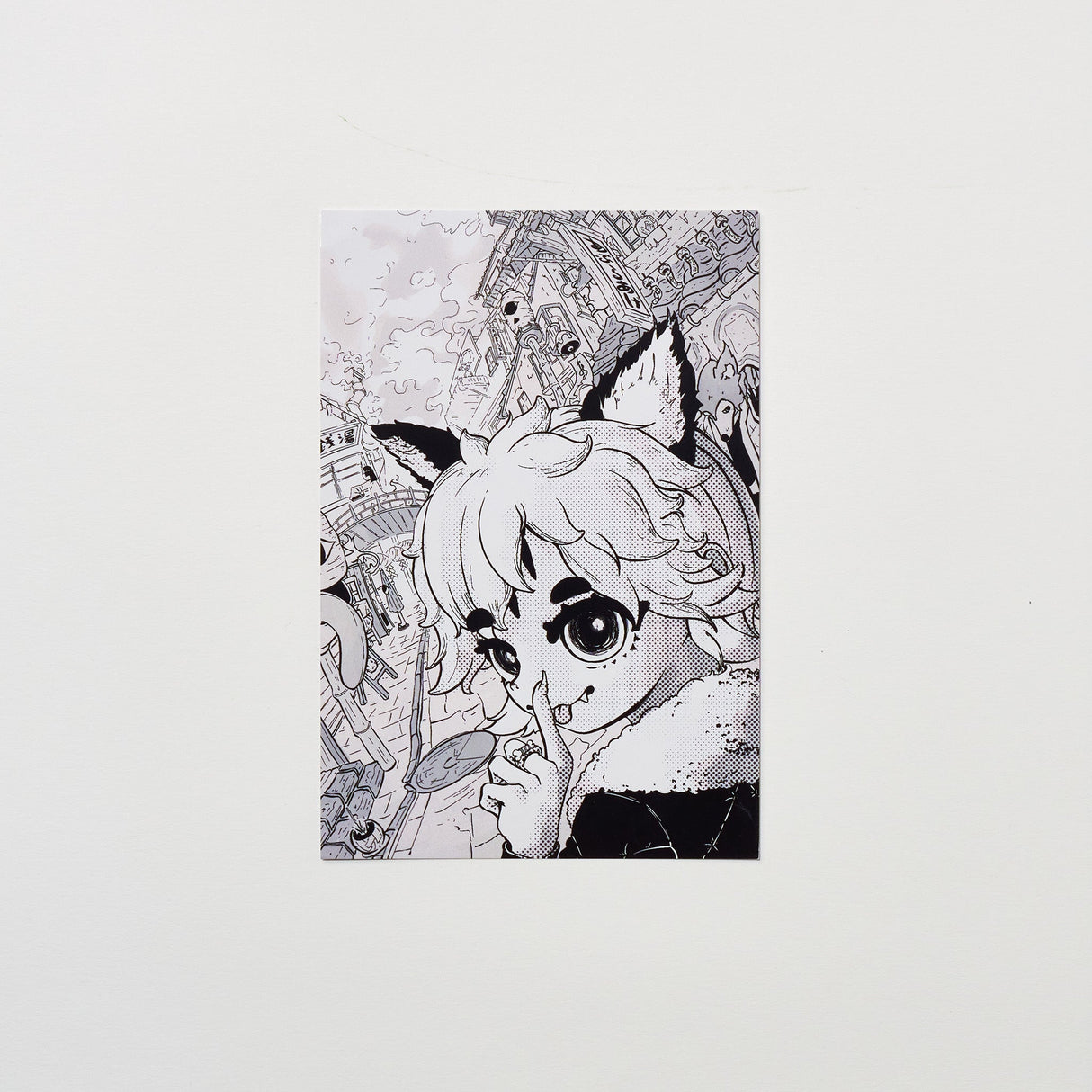 "Tricker Street" Postcard by Comoro / Bungu - bungu