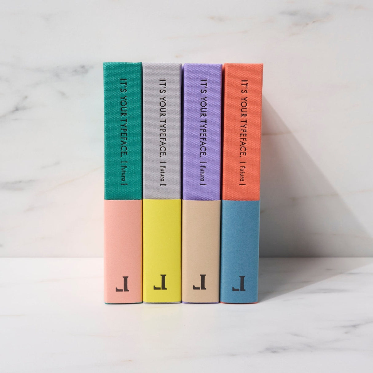 TYPEFACE NOTEBOOK A6 Size 365 Page Notebook - Futura / Letterpress Letters - bungu