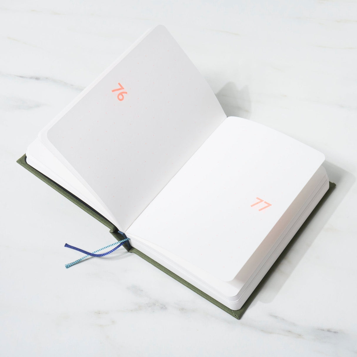 TYPEFACE NOTEBOOK A6 Size 365 Page Notebook - Gill Sans / Letterpress Letters - bungu