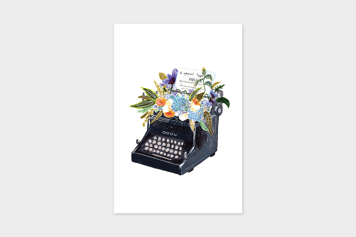 Art Touch MARU Floral Pattern Postcards / TOUCH & FLOW