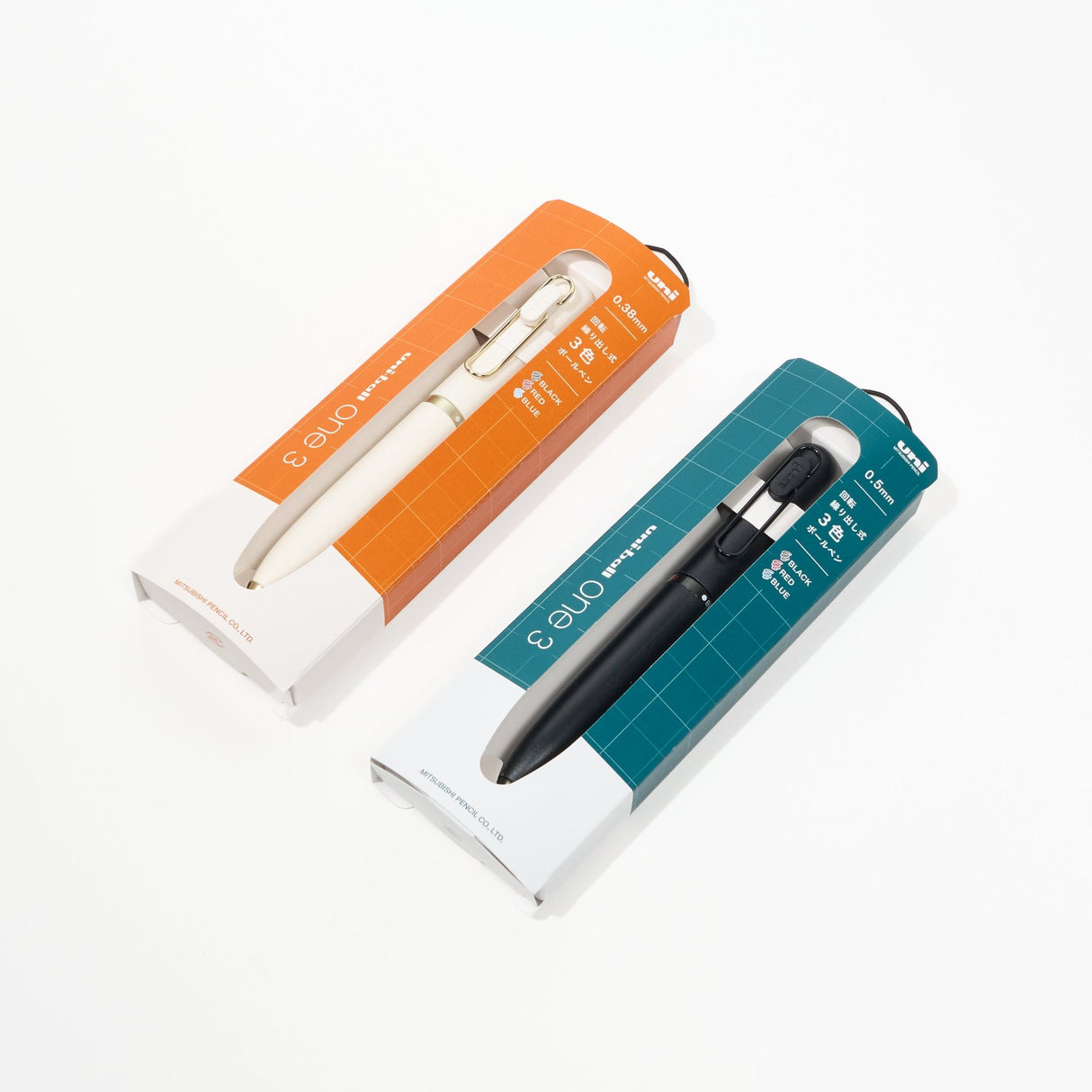 uni - ball one 3 3 - Color Gel Ink Pen (Gift Version) / uni Mitsubishi Pencil - bungu