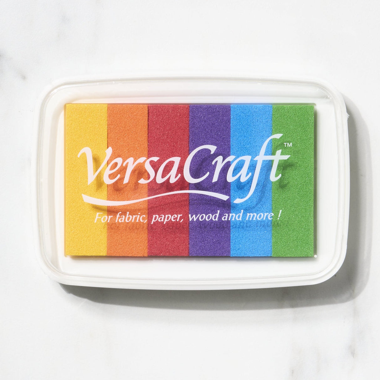 VersaCraft L Size 6 Color Rainbow Stamp Pad / Tsukineko - bungu