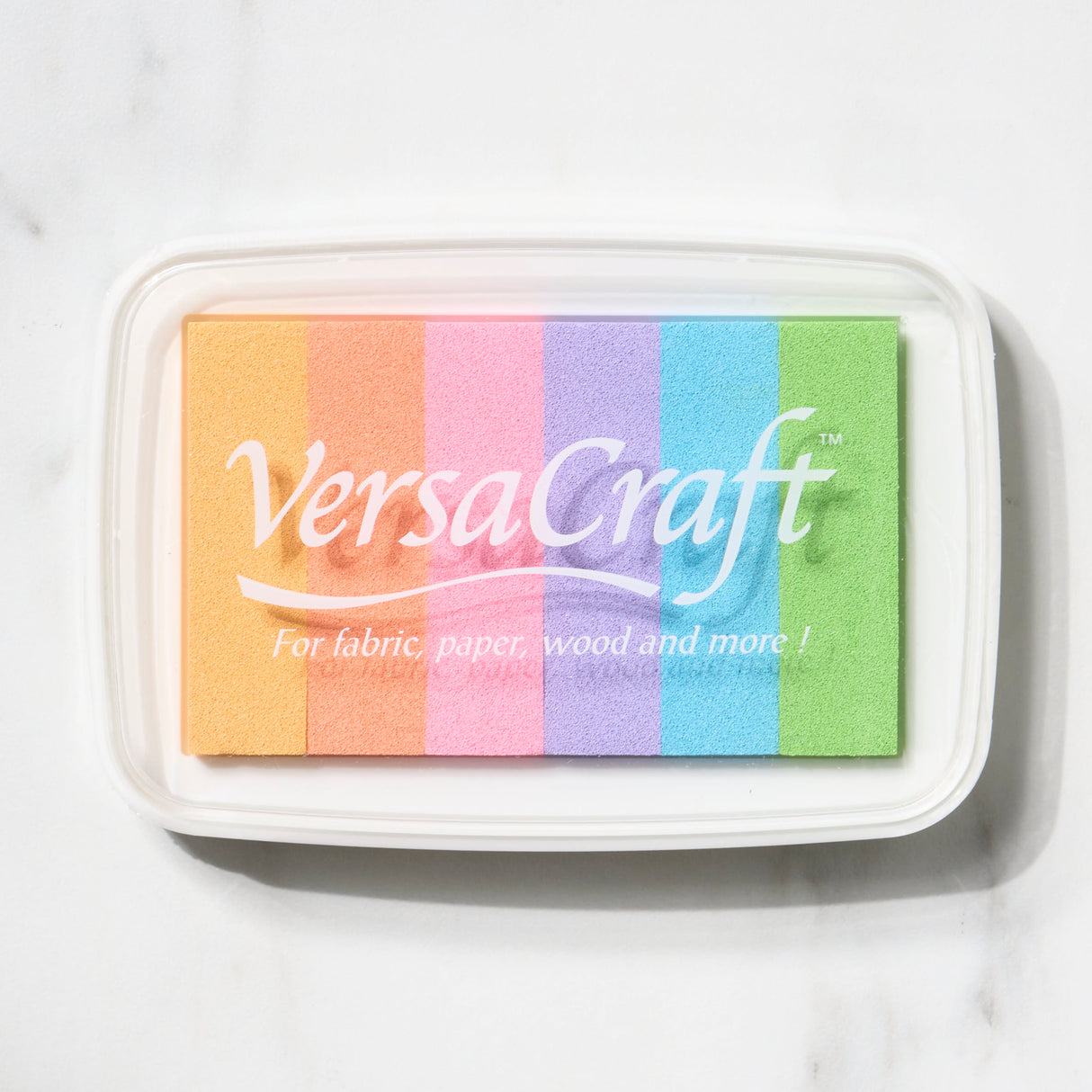 VersaCraft L Size 6 Color Rainbow Stamp Pad / Tsukineko - bungu