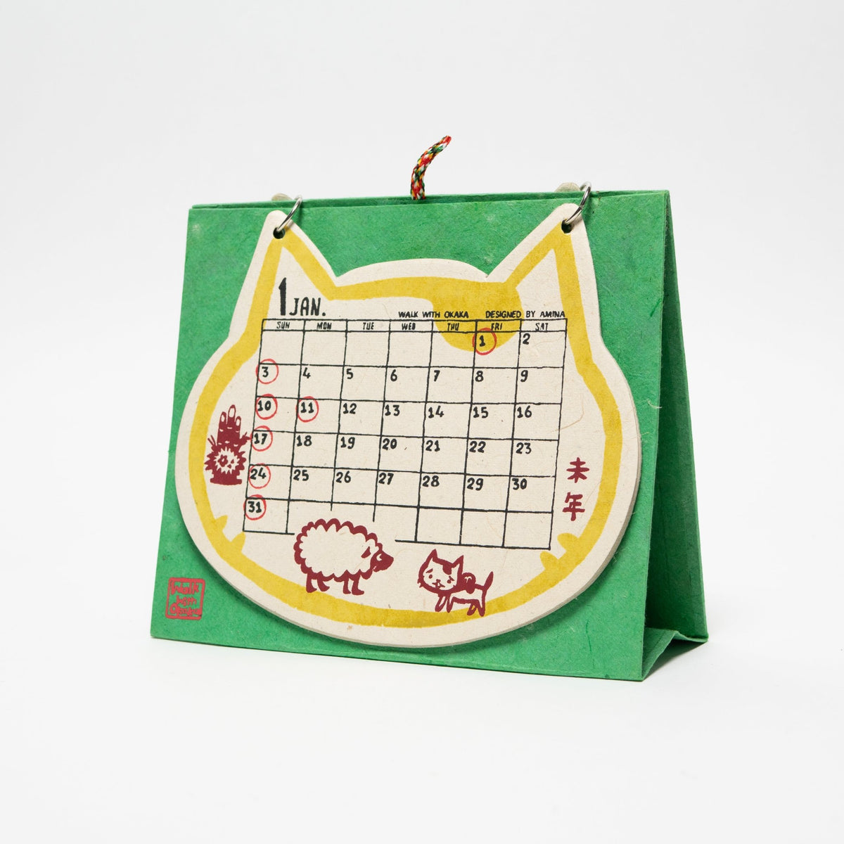 Walk with Okaka Desk Calendar 2027 / Amina Collection Co., Ltd. - bungu