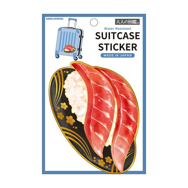 Water Resistant Suitcase Otona Sticker / Kamio Japan - bungu
