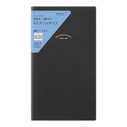 PRD A5 Slim Diary 2027 / MIDORI