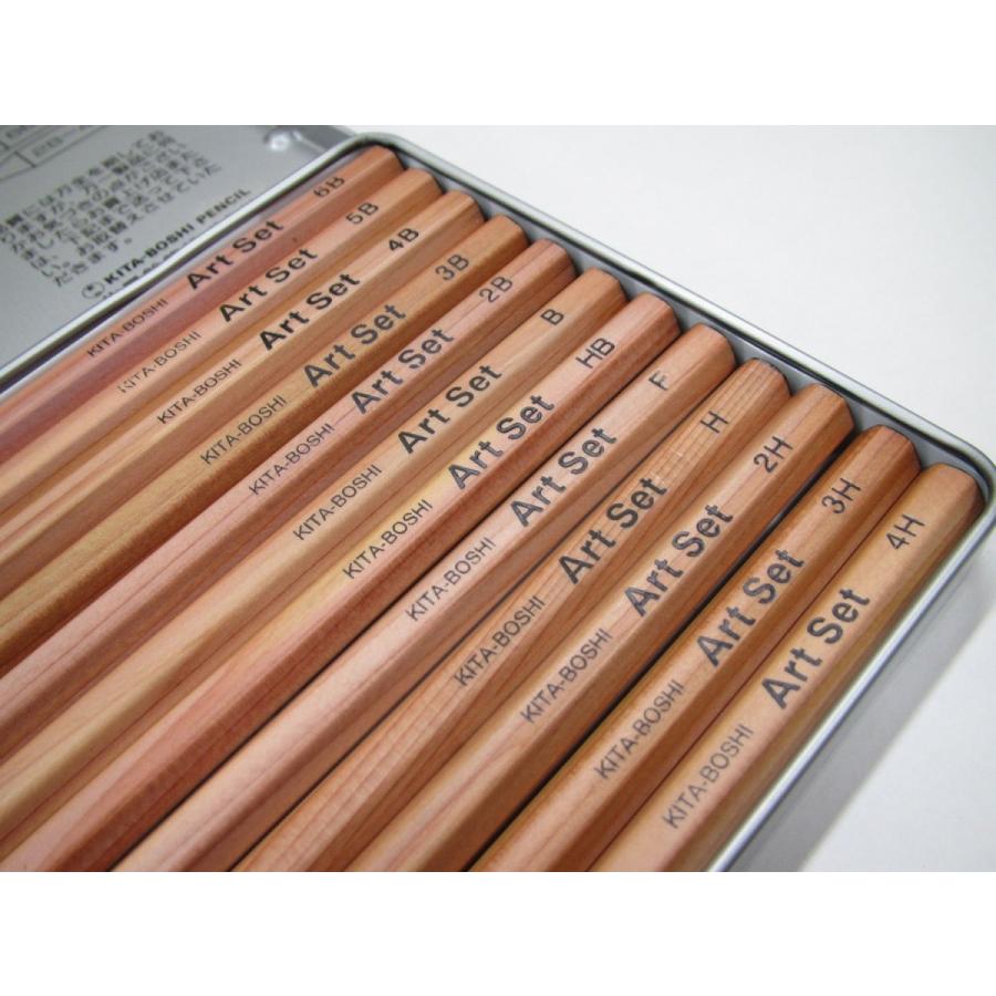 Wooden Pencil Art Set / Kita - Boshi Pencil - bungu