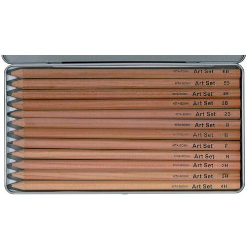Wooden Pencil Art Set / Kita - Boshi Pencil - bungu