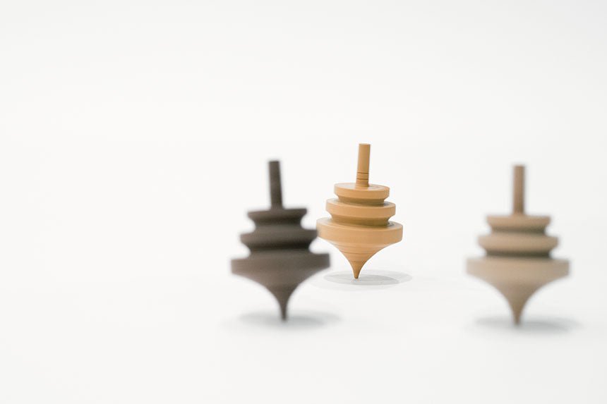 Wooden Spinning Top / Touch & Flow - bungu