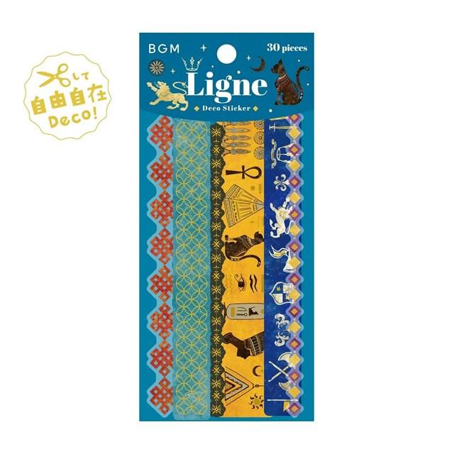Ligne Seal Washi Long Sticker Planner Decoration / BGM