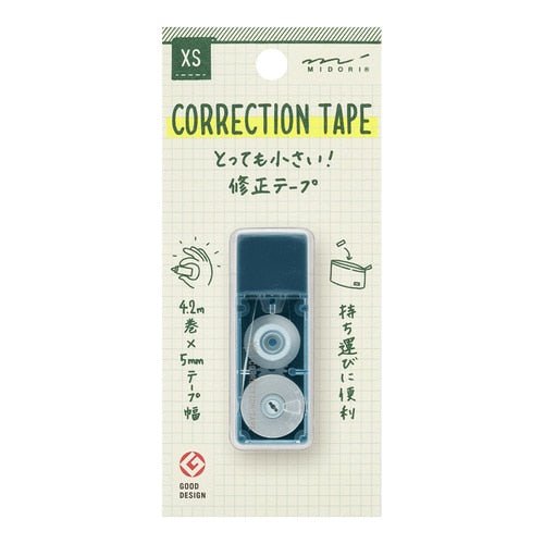 XS Correction Tape / Midori DESIGNPHIL - bungu