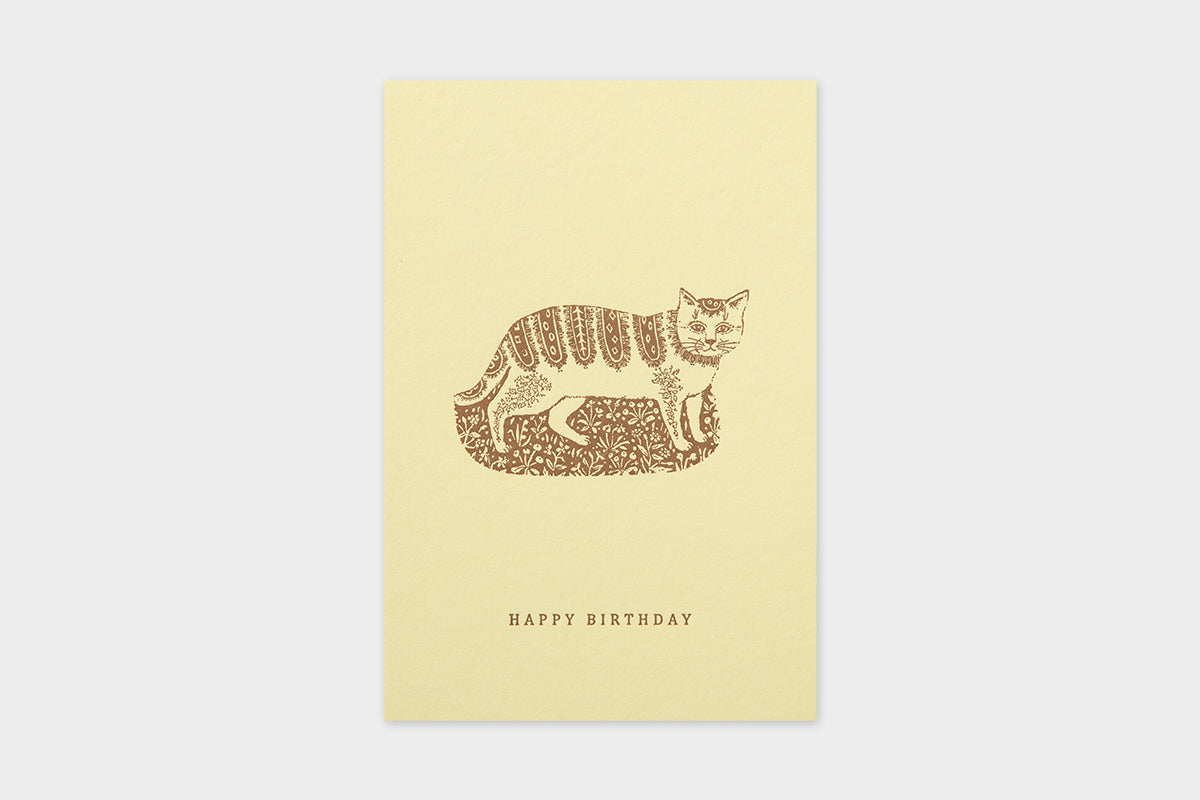 Art Touch Tamane Iwata Letterpress Postcard / TOUCH & FLOW