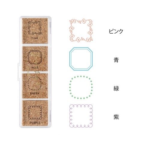 Yuru Log Cork Stamp / MIDORI - bungu
