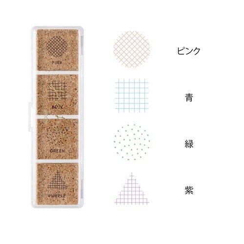 Yuru Log Cork Stamp / MIDORI - bungu