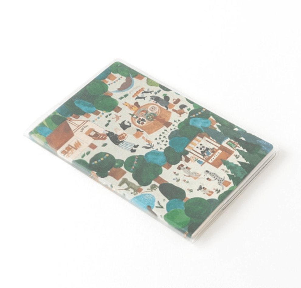 Yuru Log Notebook Cover / Midori DESIGNPHIL - bungu