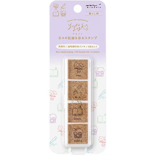 Yuru Log Stamp / Midori DESIGNPHIL - bungu