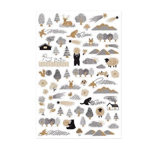 Yuru Log Sticker Mistake Camouflage Series / Midori DESIGNPHIL - bungu