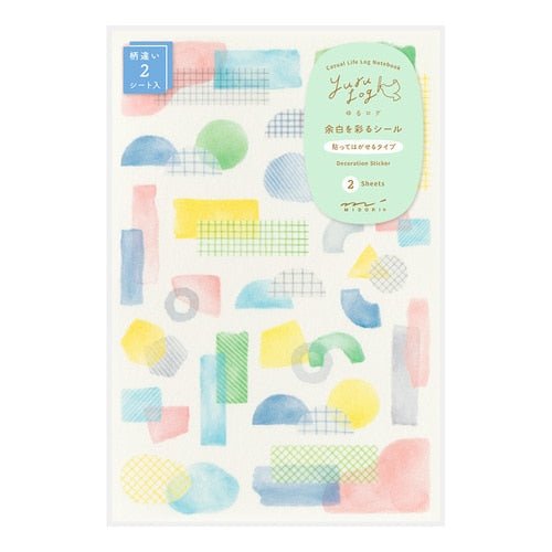 Yuru Log Stickers / Midori DESIGNPHIL - bungu