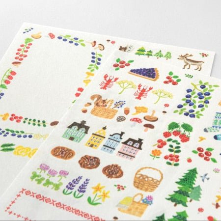 Yuru Log Stickers / Midori DESIGNPHIL - bungu