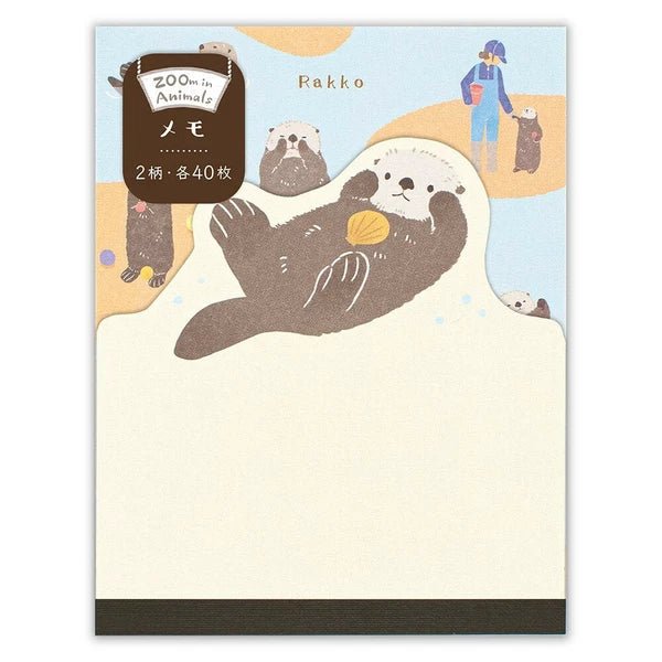 ZOOm in Animals Memo Pads / NB - bungu