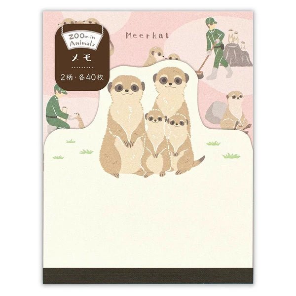 ZOOm in Animals Memo Pads / NB - bungu
