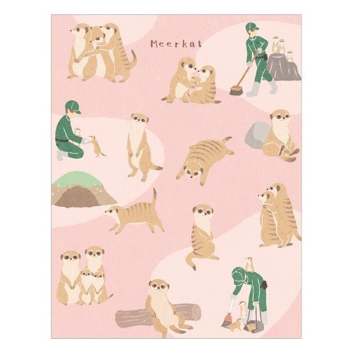 ZOOm in Animals Memo Pads / NB - bungu