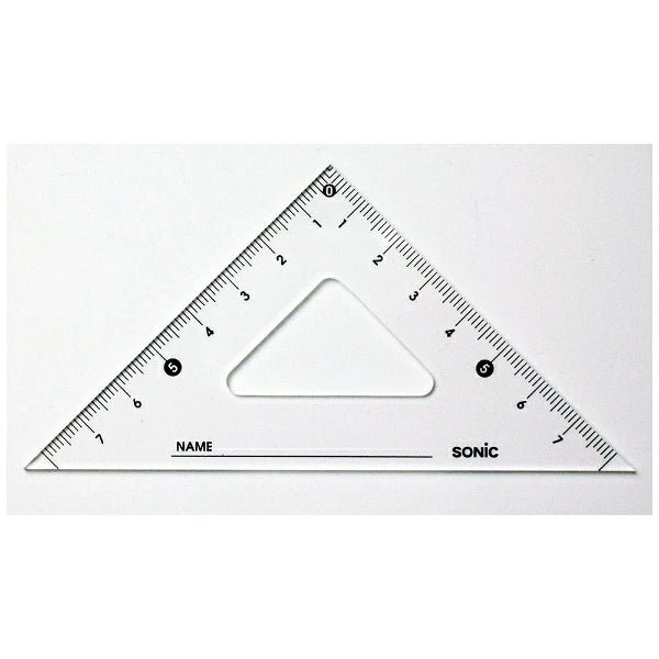 12cm Triangle Ruler School Supply Type / Sonic