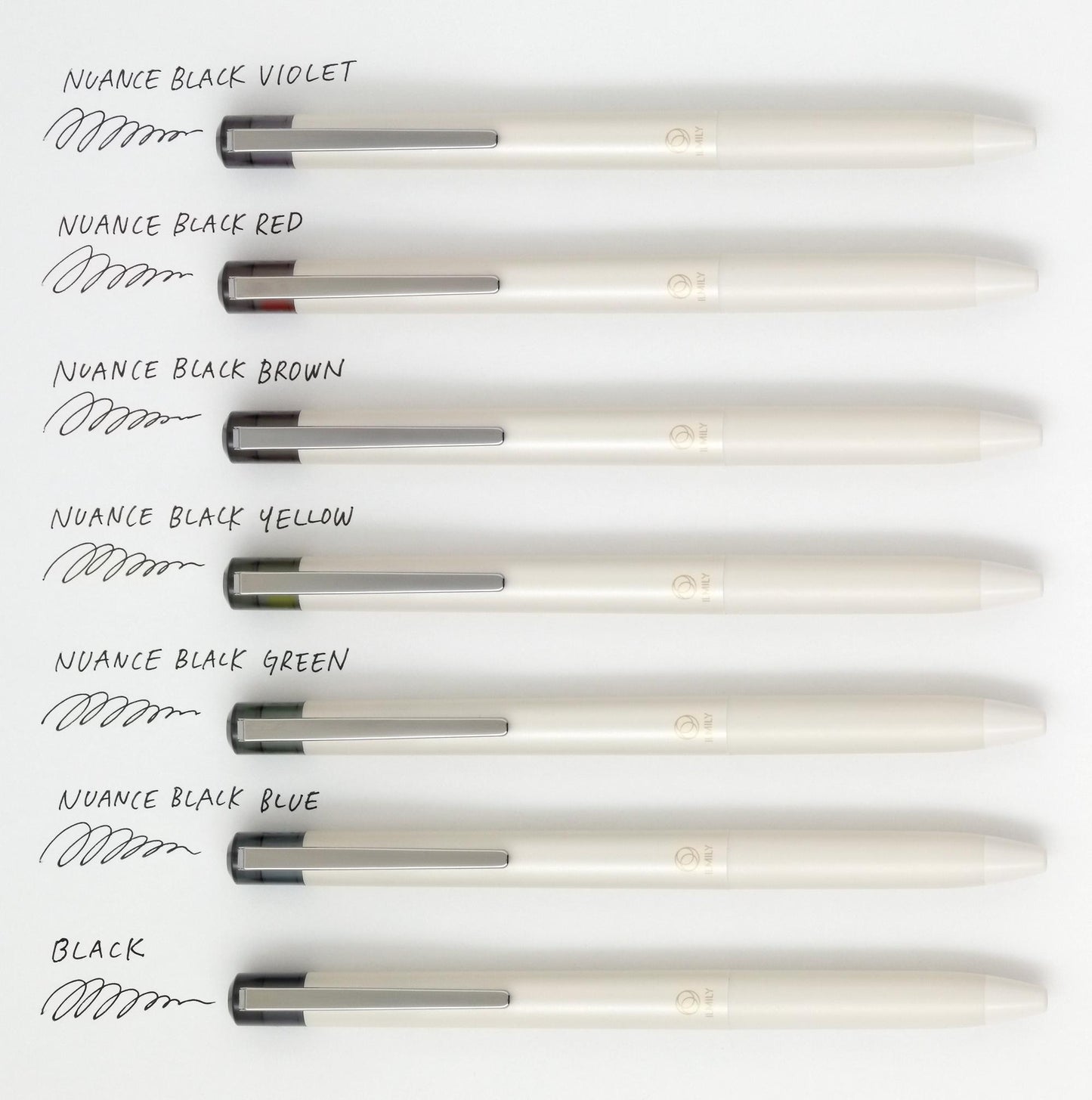 ILMILY NUANCE BLACK Ballpoint Pen & Memo Pad Set / Pilot
