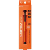 [Limited] KURUTOGA Metal Mechanical Pencil 0.5mm Sunrise Orange / uni Mitsubishi Pencil