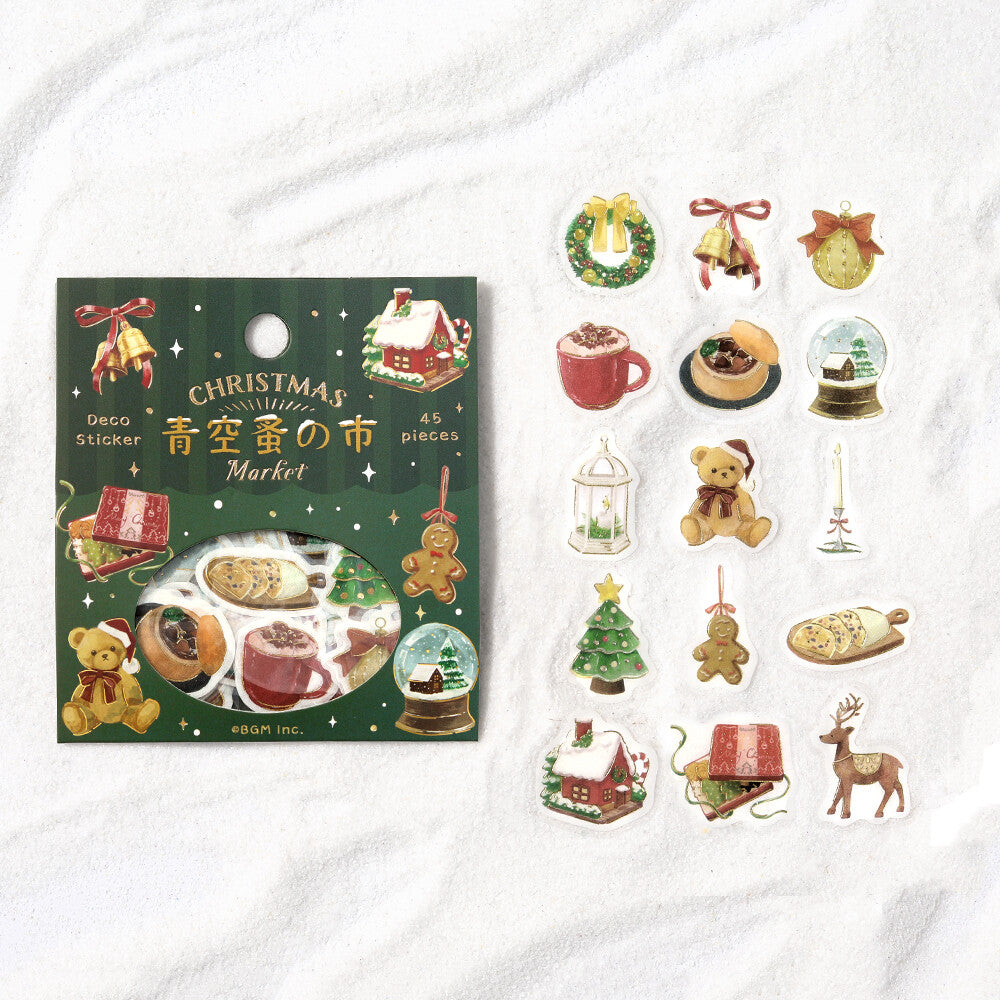 [Limited] BGM Foil Stamping Christmas 2025 Flake Stickers / Background Music