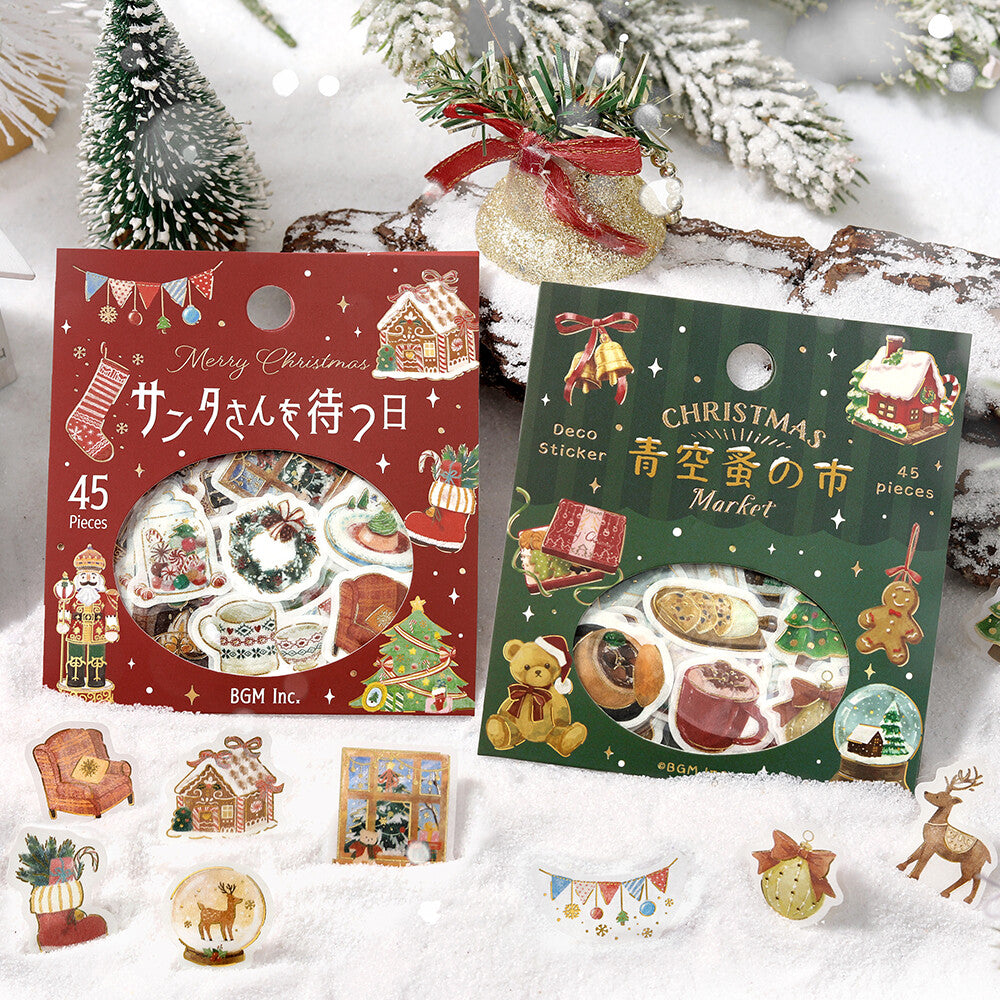 [Limited] BGM Foil Stamping Christmas 2025 Flake Stickers / Background Music