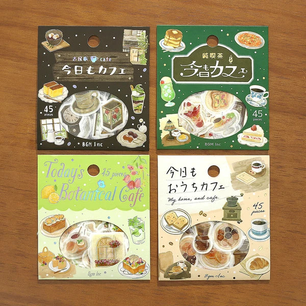 BGM Foil Stamping "Today's Cafe" Stickers / Background Music
