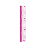 Nano Pita Girl Straight Ruler 15cm Reversible / Sonic