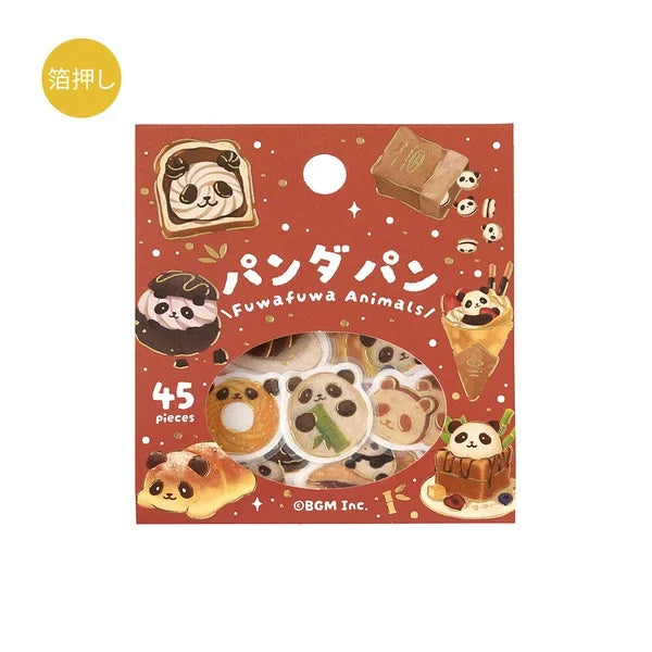 Flake Sticker Foil Stamped Fluffy Animals Vol.2 / BGM