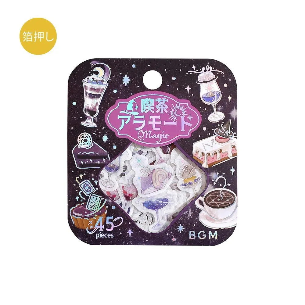 Kissaten Alamode Magic Foil Flake Stickers / BGM