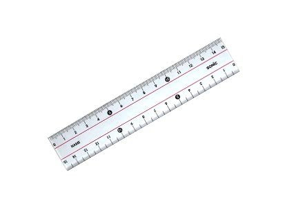 15cm Straight Ruler School Supply Type / Sonic