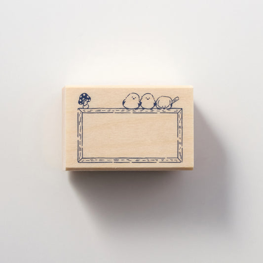 Shimaenaga Irodori Wooden Rubber Stamp Frame / BEVERLY