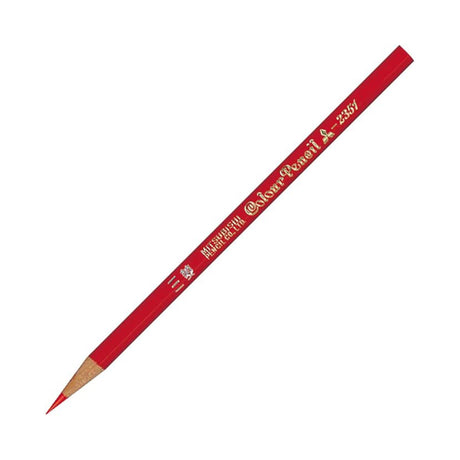 2351 Vermilion Red Colored Wooden Pencils 1 Dozen Pack / Mitsubishi Pencil - bungu