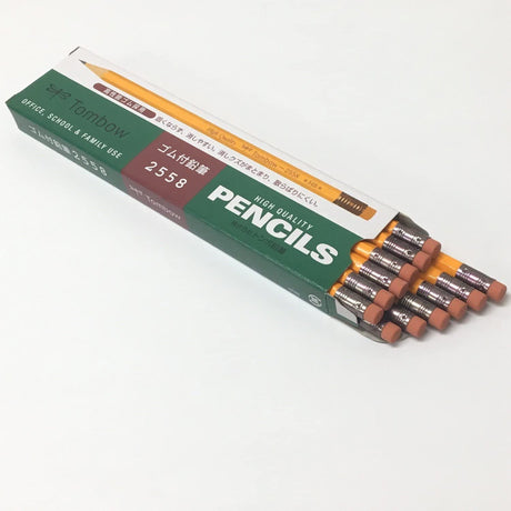 2558 Wooden Pencil 1 Dozen Pack / Tombow - bungu