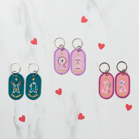 2/8b Pair Key Ring / Iroha - bungu