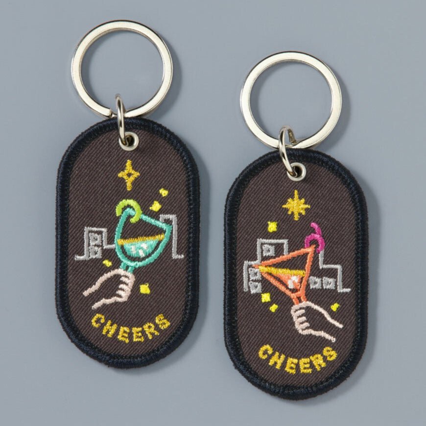 2/8b Pair Key Ring / Iroha - bungu